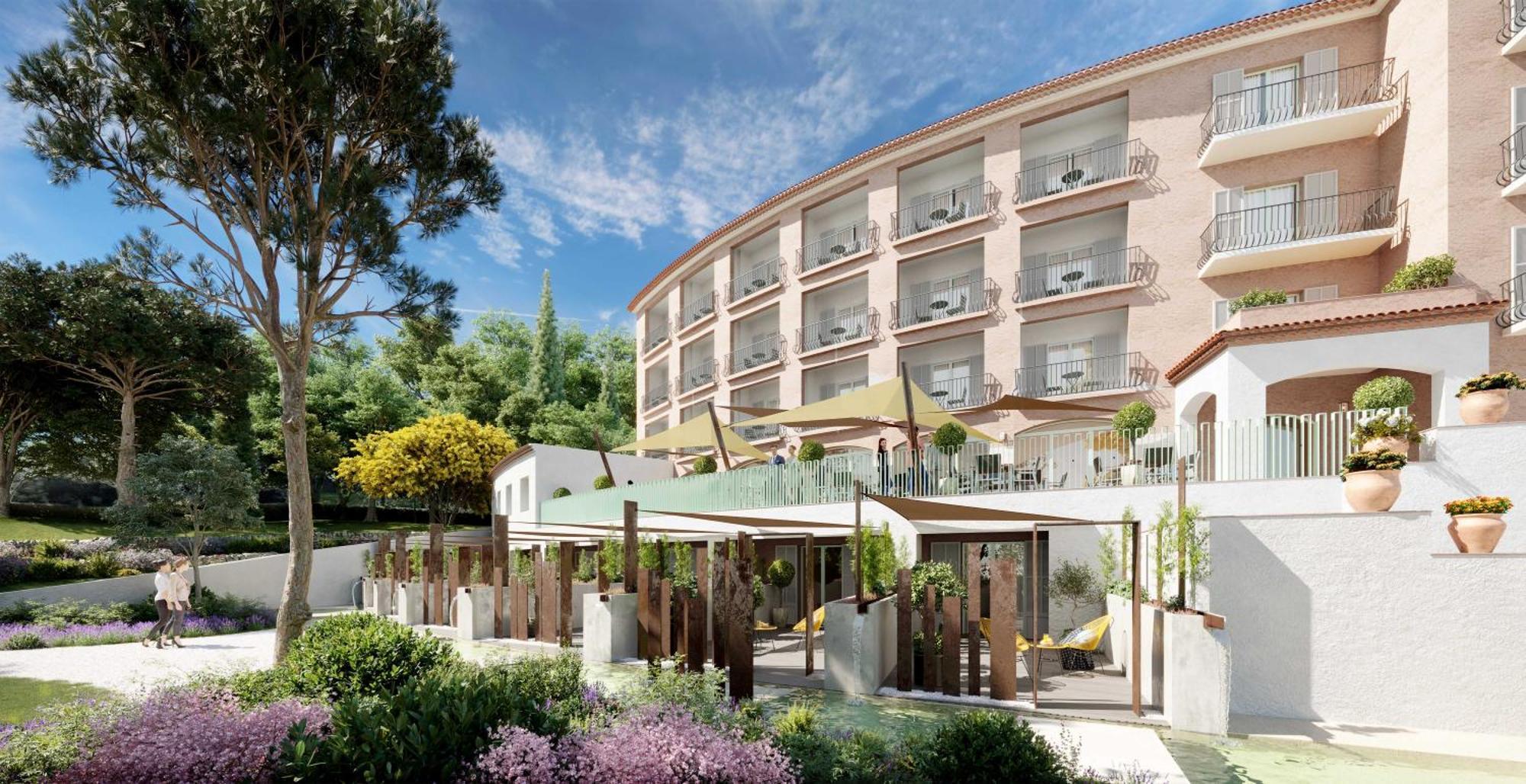 Hotel Du Parc Cavalaire Sur Mer Экстерьер фото